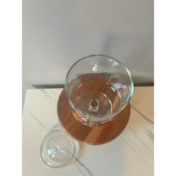 Walt Disney Productions Mickey & Minnie Glass Pedestal Candy Jar – 1970s – Mint - Picture 9 of 11